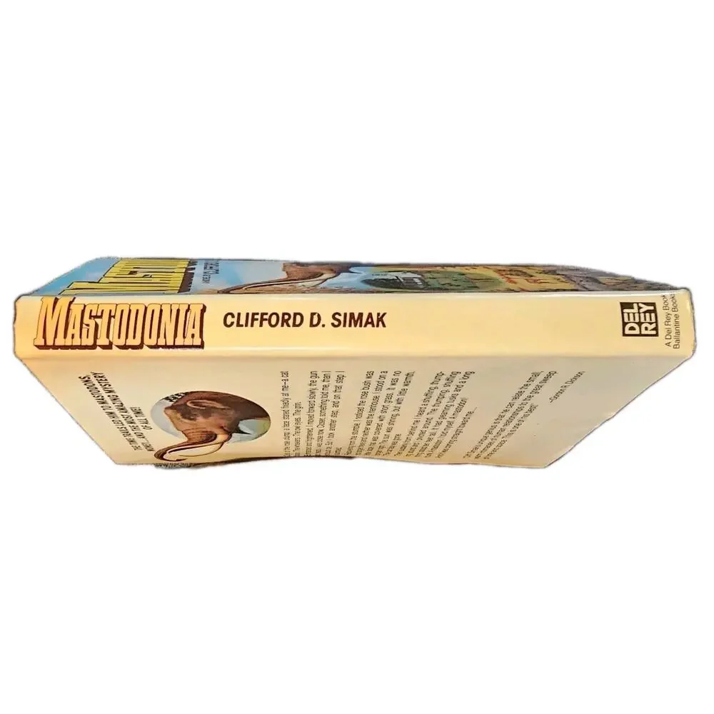 Mastodonia Book Clifford D. Simak 1978 Hardcover Fiction Dust Jacket Vintage